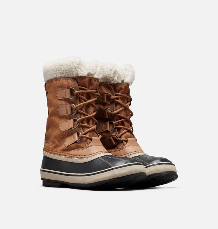 Womens Snow Boots Brown/Black - Sorel Winter Carnival™ Low - 047-ZHDUAN